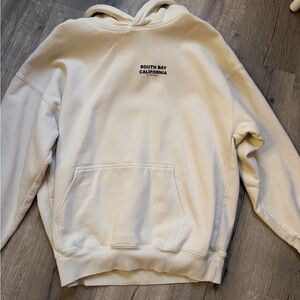 Brandy Melville Cream 'South Bay California' Crewneck Sweatshirt